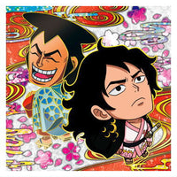 Niforamtion ONE PIECE Pirate Sticker Wafer LOG.12 [33.Kouzuki Momonosuke/ Kouzuki Oden (Special)]