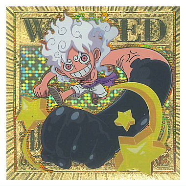 Niforamtion ONE PIECE Pirate Sticker Wafer LOG.12 [38.Monkey D. Luffy (Parallel)]