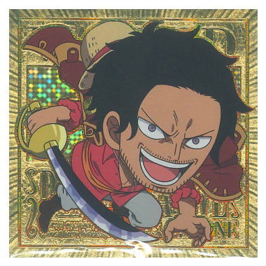 Niforamtion ONE PIECE Pirate Sticker Wafer LOG.12 [39.Gol D. Roger (Parallel)]