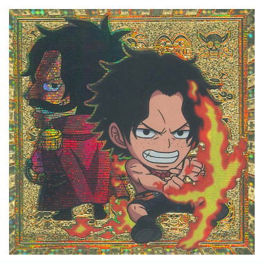 Niforamtion ONE PIECE Pirate Sticker Wafer LOG.12 [40.Portgas D. Ace/ Gol D. Roger (Parallel)]