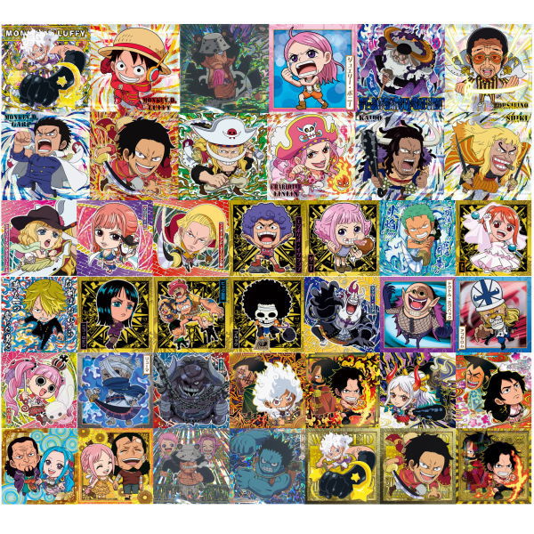 Niforamtion ONE PIECE Pirate Sticker Wafer LOG.12 [All 40 type set(Full Complete)]