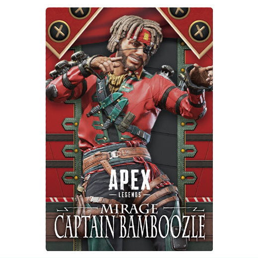 Apex Legends Wafers Part.2 [23.Mirage (rare card)(gold foil stamping)]