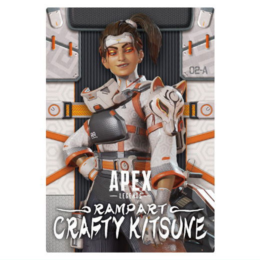 Apex Legends Wafers Part.2 [24.Rampart (rare card)(gold foil stamping)]