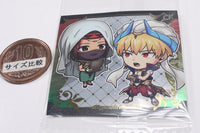 Niforamtion Fate/Grand Order Sticker Wafer [17.Caster/ Gilgamesh & Siduri (R)]