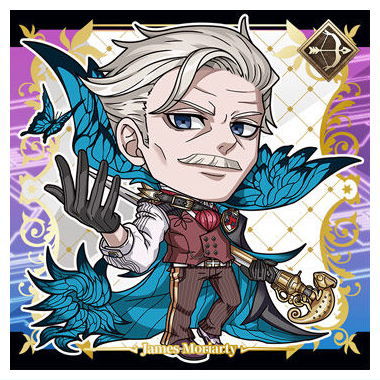 Niforamtion Fate/Grand Order Sticker Wafer [21.Archer/ James Moriarty (R)]