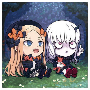 Niforamtion Fate/Grand Order Sticker Wafer [24.Abigail & Lavinia (SR)]