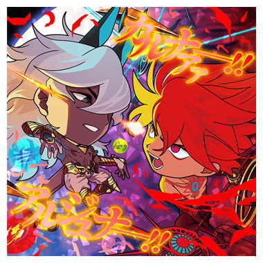 Niforamtion Fate/Grand Order Sticker Wafer [32.Berserker/ Arjuna (Alter) & Lancer/ Karna UPR)]
