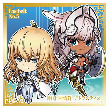 Niforamtion Fate/Grand Order Sticker Wafer [33.Ancient Ocean of the Dreadnaught Gods Atlantis (PR)]