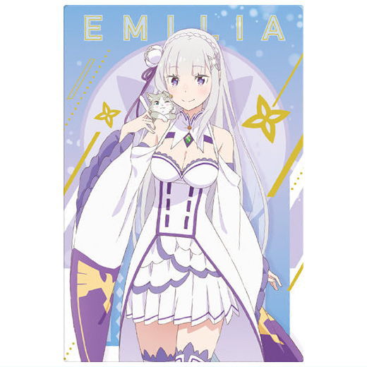 Re: Life in a different world from Zero Wafer Vol.5 [28.Emilia (Visual Card)(Rare)(Gold Foil Stamp)]