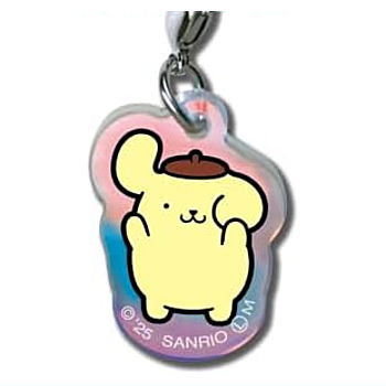 Sanrio Characters Acrylic Charm Cream in Snack Vol.2 [2.Pompompurin]