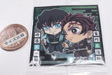 Niforamtion Kimetsu no Yaiba Deformed Style Sticker Wafer Part.13 [9.Tanjirou Kamado & Muichiro Tokito (normal)]
