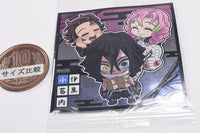 Niforamtion Kimetsu no Yaiba Deformed Style Sticker Wafer Part.13 [11.Tanjirou & Mitsuri & Obanai (normal)]