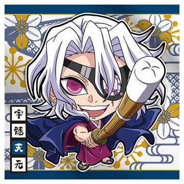 Niforamtion Kimetsu no Yaiba Deformed Style Sticker Wafer Part.13 [12.Tengen Uzui (rare)]