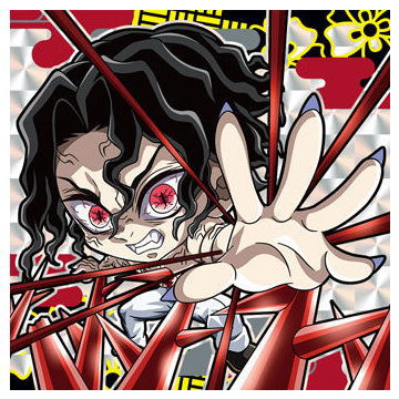Niforamtion Kimetsu no Yaiba Deformed Style Sticker Wafer Part.13 [19.Muzan Kibutsuji (super rare)]
