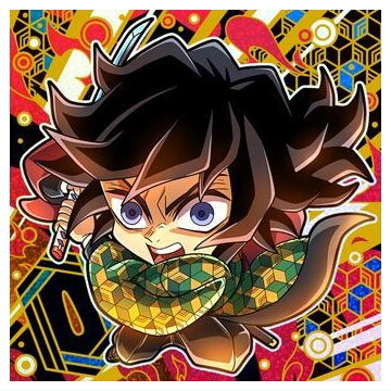 Niforamtion Kimetsu no Yaiba Deformed Style Sticker Wafer Part.13 [24.Giyuu Tomioka (kiwami rare)]