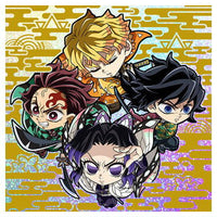 Niforamtion Kimetsu no Yaiba Deformed Style Sticker Wafer Part.13 [32.Tanjirou & Zenitsu & Giyuu & Shinobu(2 Rare)]