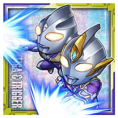Ultraman seal wafer vol.5 [6.Ultraman Tiga & Ultraman Trigger (Sky Type)(Rare)]