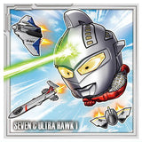 Ultraman seal wafer vol.5 [23.Ultraseven & Hawk No.1 (Normal)]
