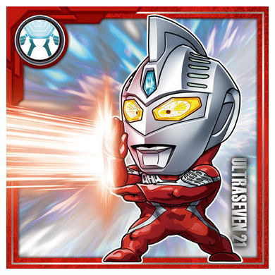 Ultraman seal wafer vol.5 [29.Ultraseven 21 (Normal)]