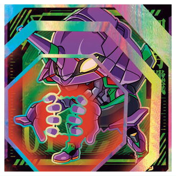 Niforamtion Neon Genesis EVANGELION Sticker Wafer Completion Plan [25.Evangelion Unit-01 (Eva Rare)]