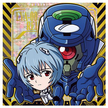 Niforamtion Neon Genesis EVANGELION Sticker Wafer Completion Plan [29.Evangelion Unit-01/ Rei Ayanami (Super Special Rare)]