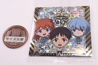 Niforamtion Neon Genesis EVANGELION Sticker Wafer Completion Plan [31.Shinji & Rei & Asuka (Super Special Rare)]