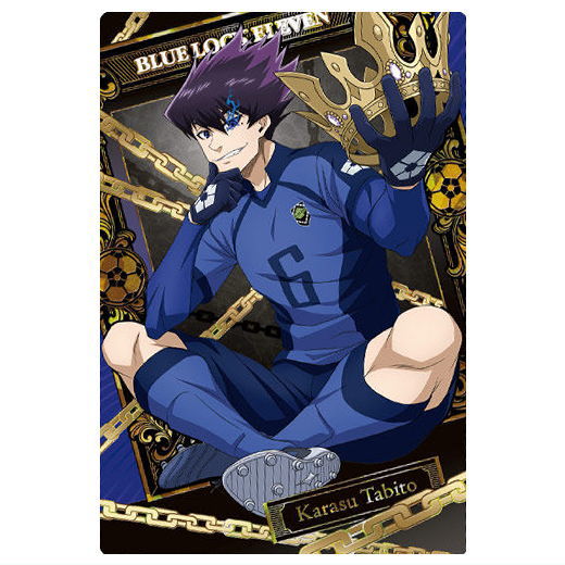 Bluelock wafers Part.5 [31.Tabito Karasu (Special Rare Card SR)(Gold Foil Stamped)]