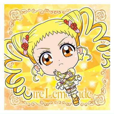 Niforamtion PreCure All Stars Sticker Wafer Part.2 [3.Cure Lemonade (Rare)]