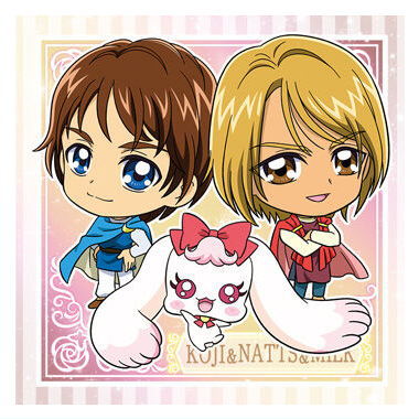 Niforamtion PreCure All Stars Sticker Wafer Part.2 [9.Kouji & Natsu & Milk (Normal)]