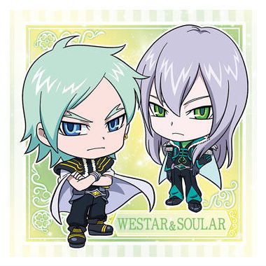 Niforamtion PreCure All Stars Sticker Wafer Part.2 [16.Westar & Soular (Normal)]