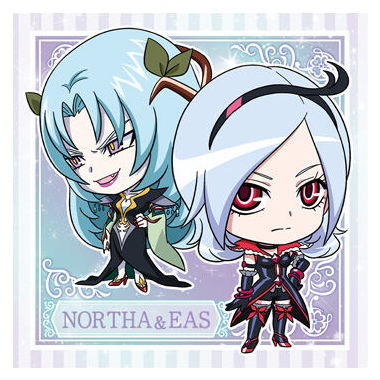Niforamtion PreCure All Stars Sticker Wafer Part.2 [17.Northa & Eas (Normal)]