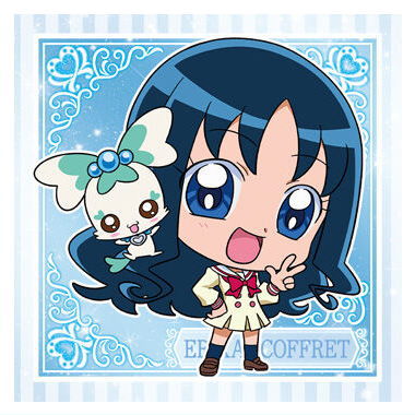 Niforamtion PreCure All Stars Sticker Wafer Part.2 [26.Erika & Coffret (Normal)]
