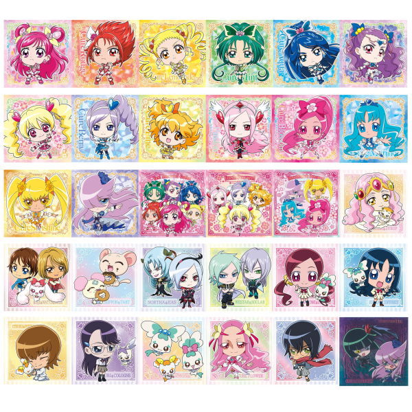 Niforamtion PreCure All Stars Sticker Wafer Part.2 [All 30 type set(Full Complete)]