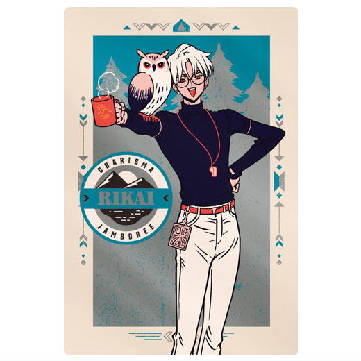 Superhuman Share House Story Charisma Twin Wafer [9.Rikai Kusanagi (Normal Card)]