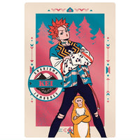 Superhuman Share House Story Charisma Twin Wafer [11.Kei Sarukawa (Normal Card)]