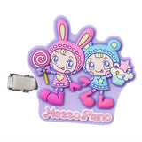 Narumiya Characters gummy with rubber clip [5.Berrie & Blue berrie]