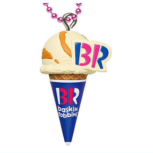 Baskin Robbins Ice Cream Mascot Gummy Part.2 [1.Caramel Ribbon (Single Cone)]