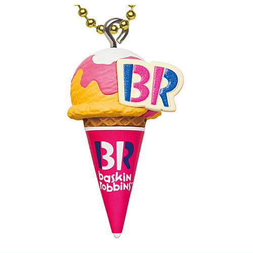 Baskin Robbins Ice Cream Mascot Gummy Part.2 [2.Rainbow Sherbet (Single Cone)]