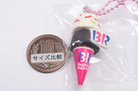 Baskin Robbins Ice Cream Mascot Gummy Part.2 [3.Strawberry Cheesecake Chocolate (Double Cone)]