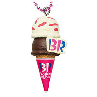 Baskin Robbins Ice Cream Mascot Gummy Part.2 [3.Strawberry Cheesecake Chocolate (Double Cone)]