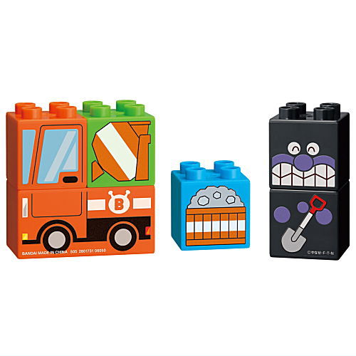 Block Lab Anpanman and Vehicle Go! [3.Baikinman and the Truck Set]