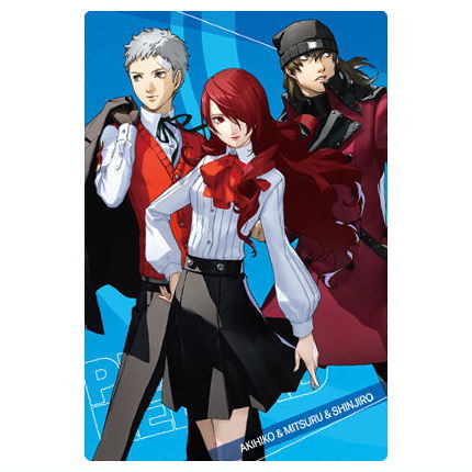 Persona Series Wafer Part.2 P3R & P4G & P5R [3.Akihiko Mitsuru & Shinjiro (Character Card)(P3R)]