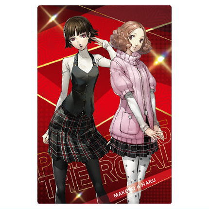 Persona Series Wafer Part.2 P3R & P4G & P5R [18.Makoto & Haru (Character Card)(P5R)]