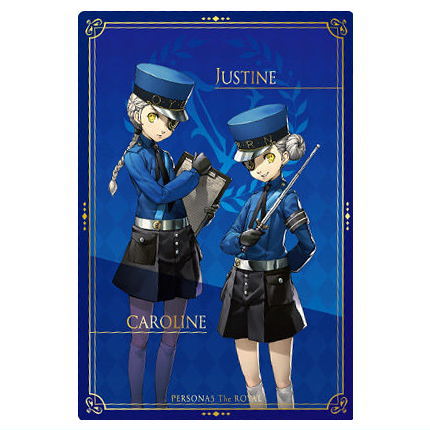 Persona Series Wafer Part.2 P3R & P4G & P5R [21.Justine & Caroline (Character Card)(P5R)]
