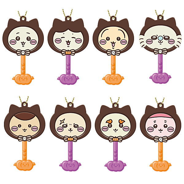 Lollipop Choco Charm Chiikawa Minnadekuroneko [All 8 type set(Full Complete)]