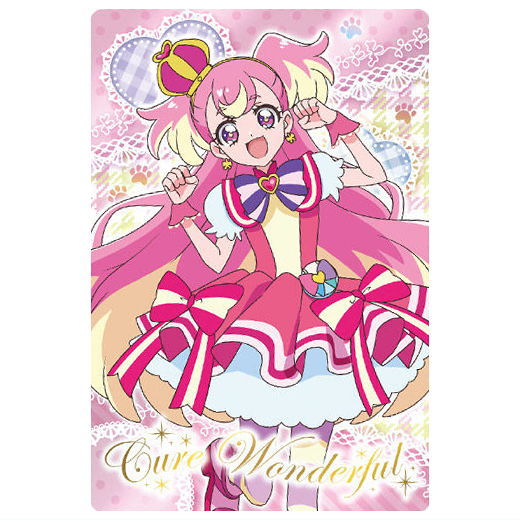 Kimi to Idol PreCure Omatase! Kimi ni Todokeru KirakkiLive! Kirakira Card Gummy [8.Cure Wonderful]