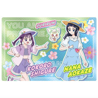 Kimi to Idol PreCure Omatase! Kimi ni Todokeru KirakkiLive! Kirakira Card Gummy [18.Aokaze Nana & Shigure Kokoro & Purirun]