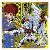 Niforamtion Mobile Suit Gundam Sticker Wafer vol.4 Freedom of Space [2.Nu Gundam & Amuro Ray (ultra rare)]