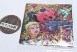 Niforamtion Mobile Suit Gundam Sticker Wafer vol.4 Freedom of Space [3.Sazaby & Char Aznable (ultra rare)]