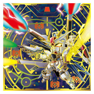 Niforamtion Mobile Suit Gundam Sticker Wafer vol.4 Freedom of Space [10.Freedom Gundam (master rare)]